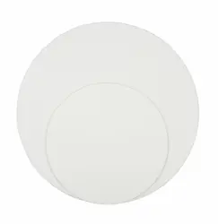 Šepsované plátno na desce kulaté 20cm